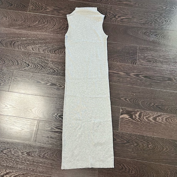 Tight Midi Length Cotton Sleeveless T-Shirt Dress - Size Small - Picture 3 of 5